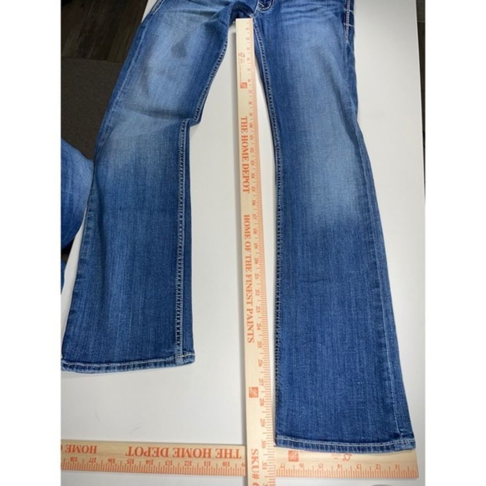 Y2K Ultra Low Rise Sweet Boot Big Star Jeans W/26R Blue 3033 LN - Picture 9 of 13